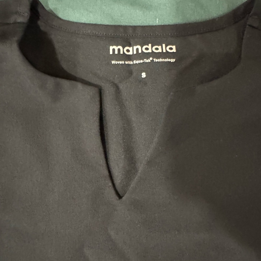 Mandala Black Top